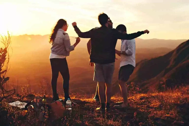 A Sense of Purpose: a group of people at sunrise