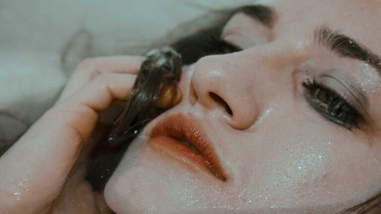 Woman in distress