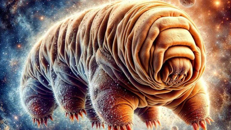 Survival in Space, A Tardigrade, Artist's Vision