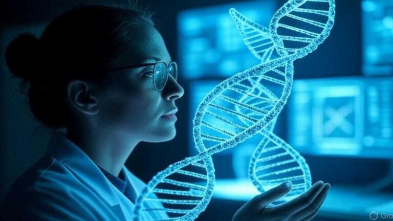 Scientists will attempt to create an artificial human chromosome. Photo GROK AIWojciech Wybranowski