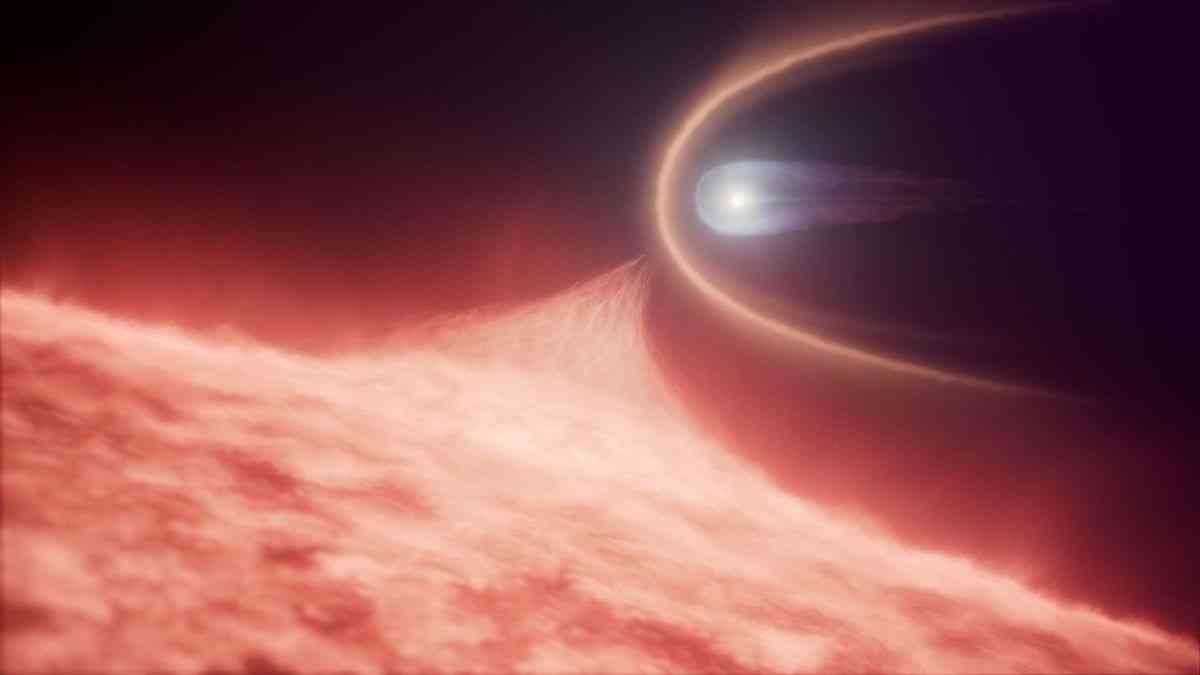 Stellar collision: The Hubble Space Telescope revealed that an apparently ordinary dying star is the remnant of a collision between two stars. Photo: NASA, ESA, STScI, Ralf Crawford (STScI)