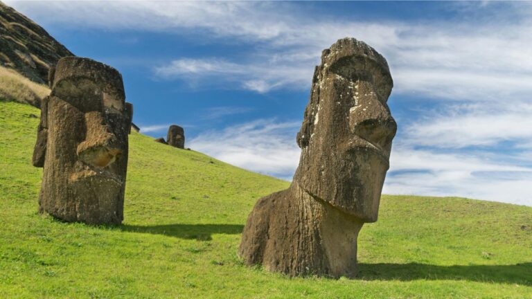 How the Moai were transported: Researchers from the University of Arizona and Binghamton University solved the Moai statues mystery, proving they were moved by rocking them on their unique D-shaped base.