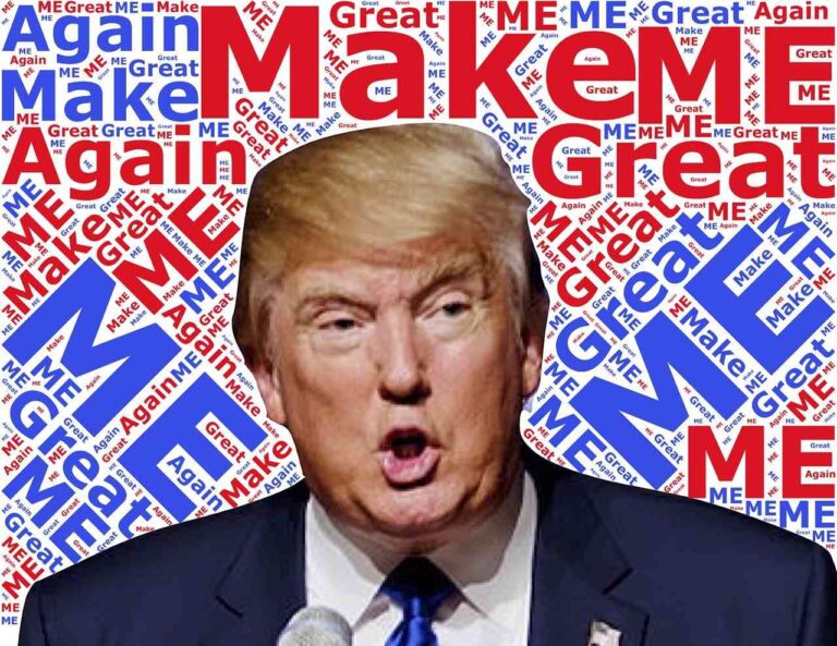 Collective narcissism. Donald Trump. Photo: John Hain/ Pixabay