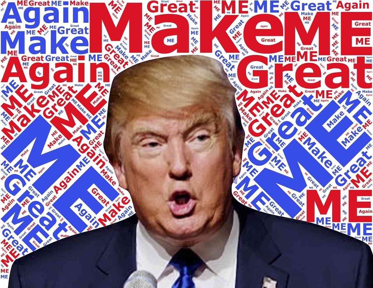 Collective narcissism. Donald Trump. Photo: John Hain/ Pixabay