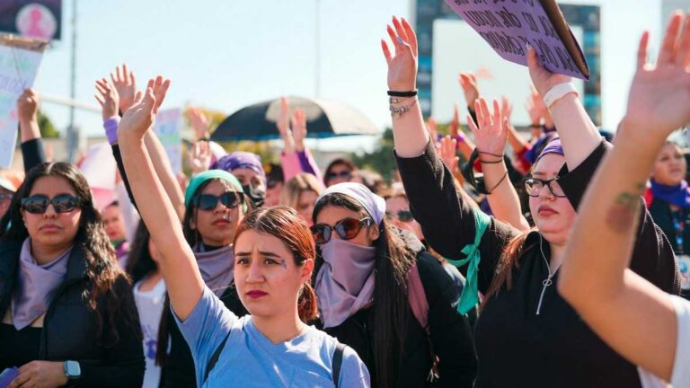 Women's safety: Women's protest/demonstration in Mexico.