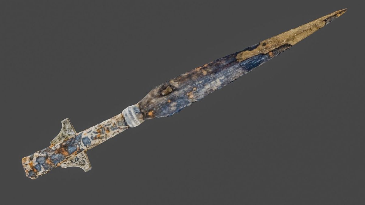Extraordinary find in Lake Lednica. In the photo: a digital model of the spear found in Lednica. Mateusz Popek / Nicolaus Copernicus University in Toruń / Source: https://portal.umk.pl