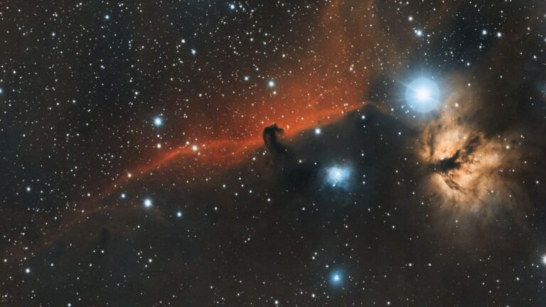 Solar System Speed: Photo of the Horsehead Nebula in the constellation Orion. Photo: Bryan Goff / Unsplash