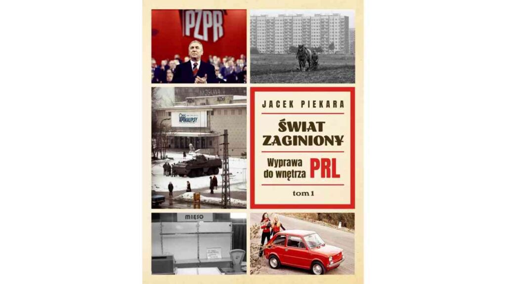 Daily life in the PRL – scenes from life in People's Poland illustrating the theme of Jacek Piekara's book about the PRL.