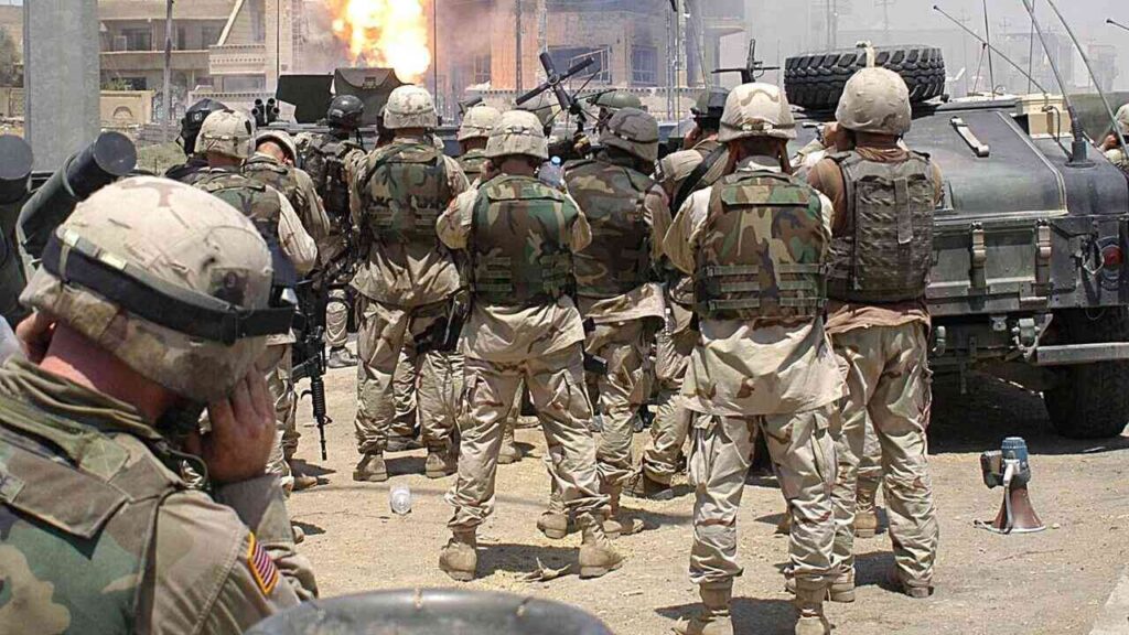 US Special Operations forces during an urban combat operation. Experiences from such missions—ranging from Mogadishu to contemporary special operations—have shaped elite units like Delta Force, recognized today as the elite among the military elite.
