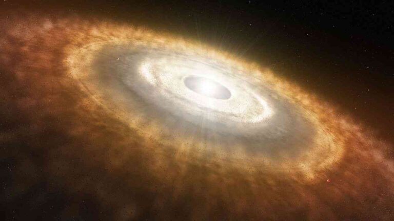 Water in space can form during a planet's birth.