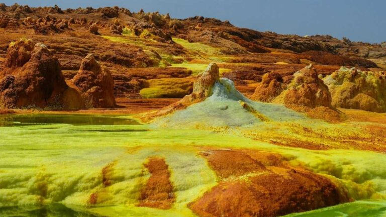A new ocean in Africa: The Danakil Depression in Ethiopia.