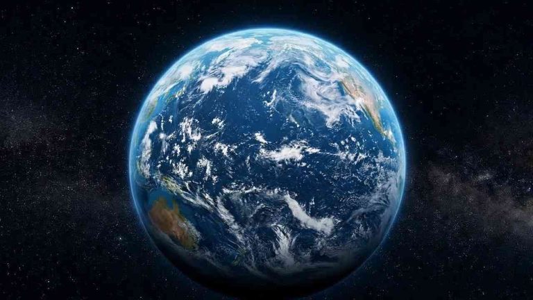 The blue abyss of the ocean seen from orbit reminds us that we are only guests on a water world whose mysteries still await discovery.