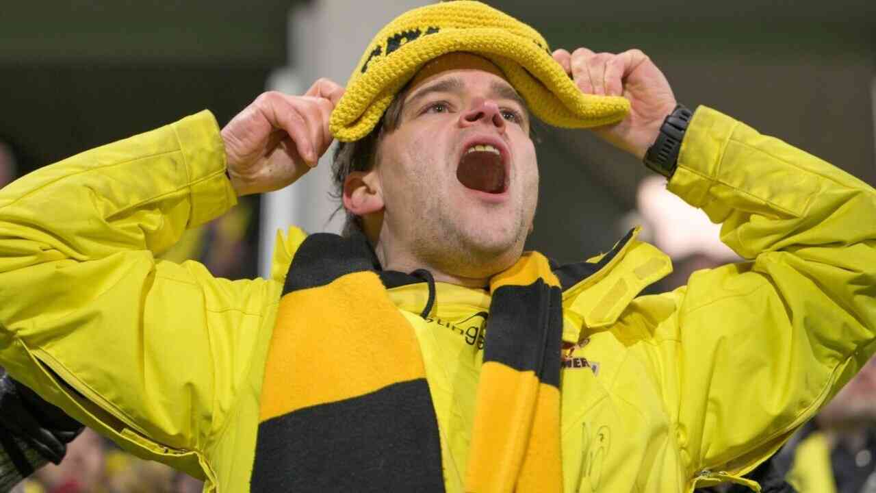 A Bodø/Glimt fan during a match – emotions at the Norwegian club's stadium, showcasing the psychology of success in sport, motivation, and mental resilience.