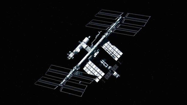 Viruses in space — the International Space Station in low Earth orbit.