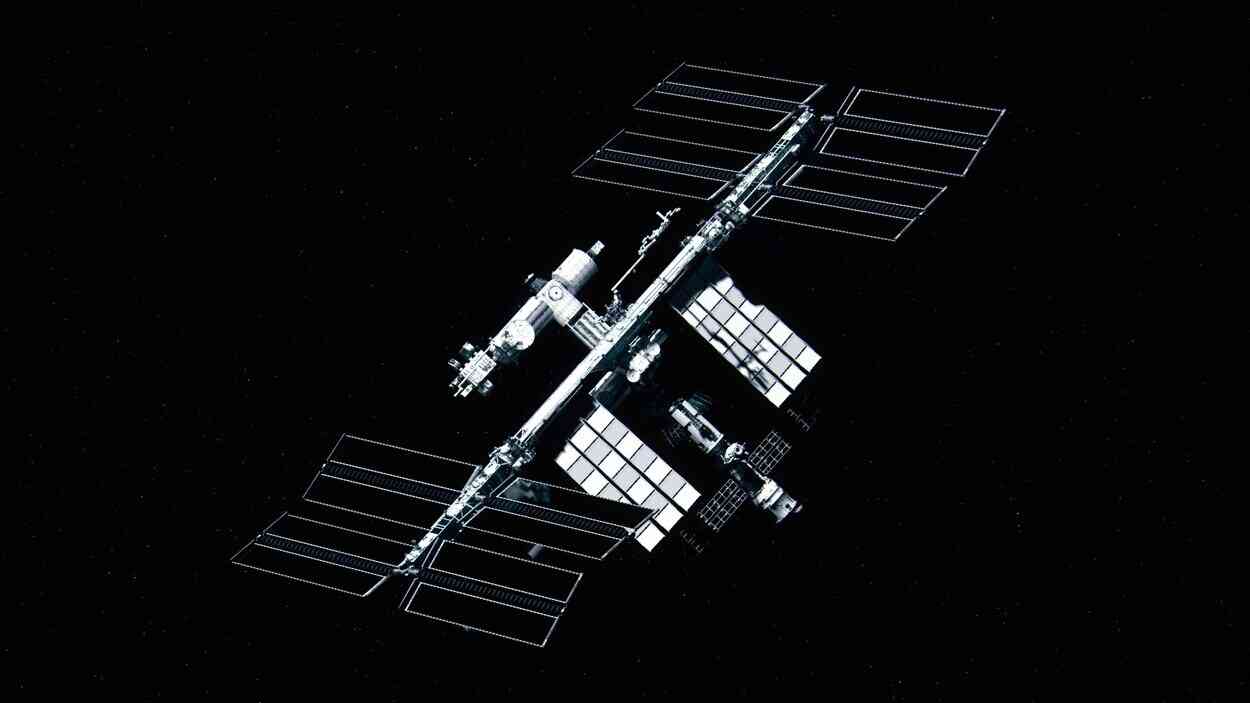 Viruses in space — the International Space Station in low Earth orbit.