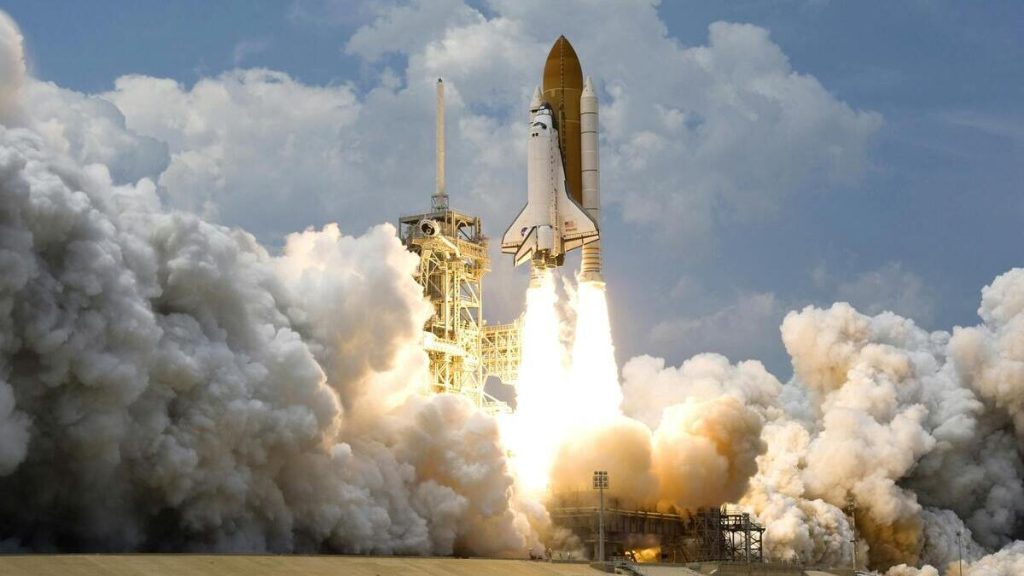 space shuttle launch
