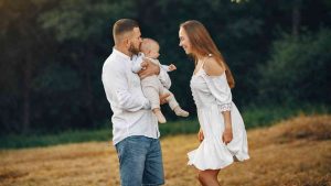 Parents Playing with a Baby
