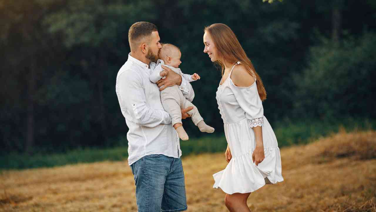 Parents Playing with a Baby