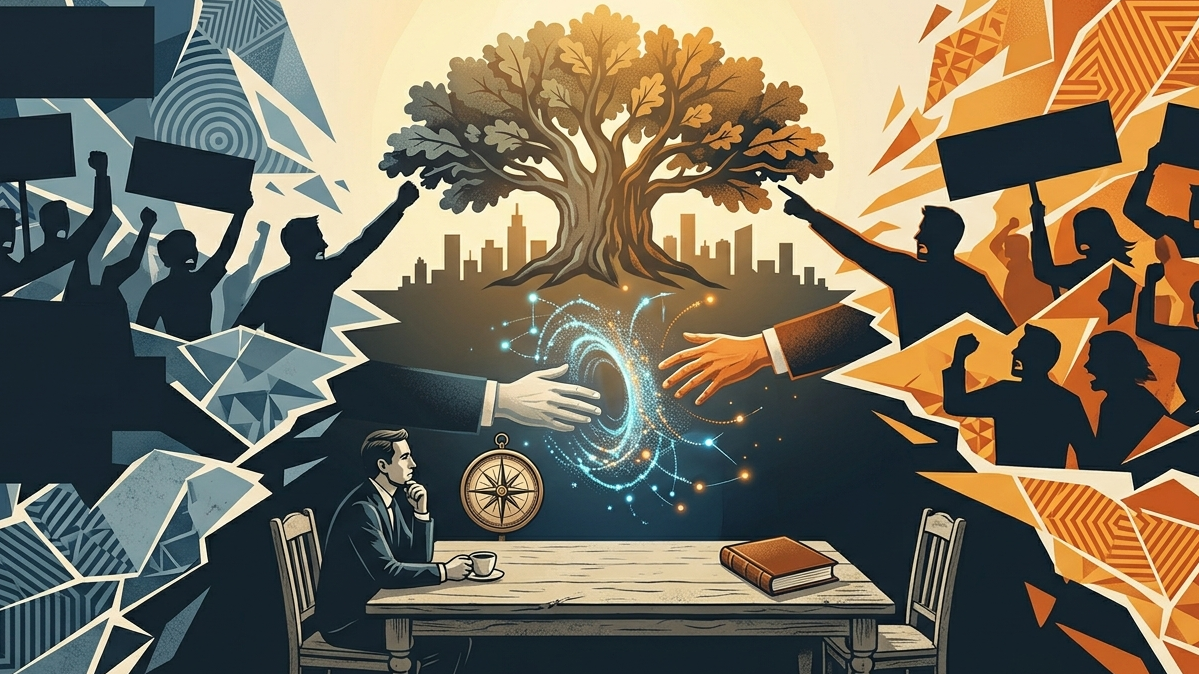 Political polarization is a mechanism of democracy.