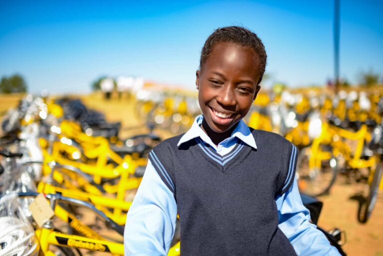 IMAGE DISTRIBUTED FOR WORLD BICYCLE RELIEF - Announced at the World Economic Forum-Africa (WEF-Africa) - Mosibudi