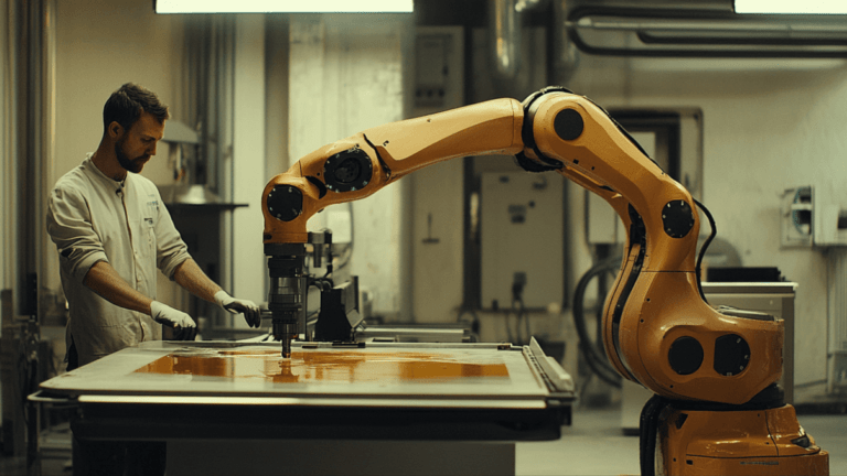 Roboty sprzątające AI, ramię robota testowane przez naukowca