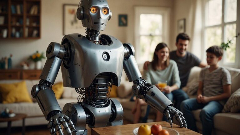 robotyt domowe, robot humanoidalny w domu