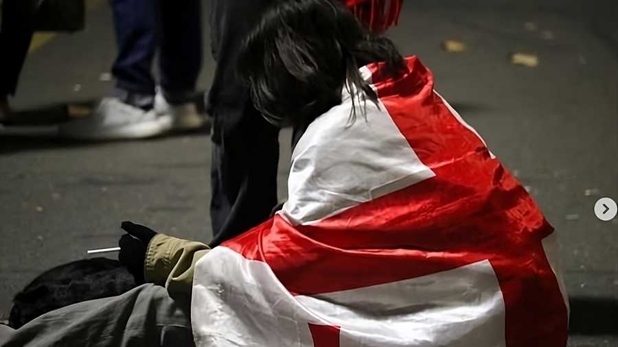 Protesty Gruzinów. Protesty antyrządowe. Źródło: Instagram- protests_in_tbilisi_2024