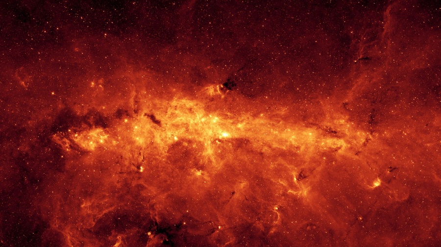 Fot. NASA, Struktura Drogi Mlecznej, zdjęcie mgławicy