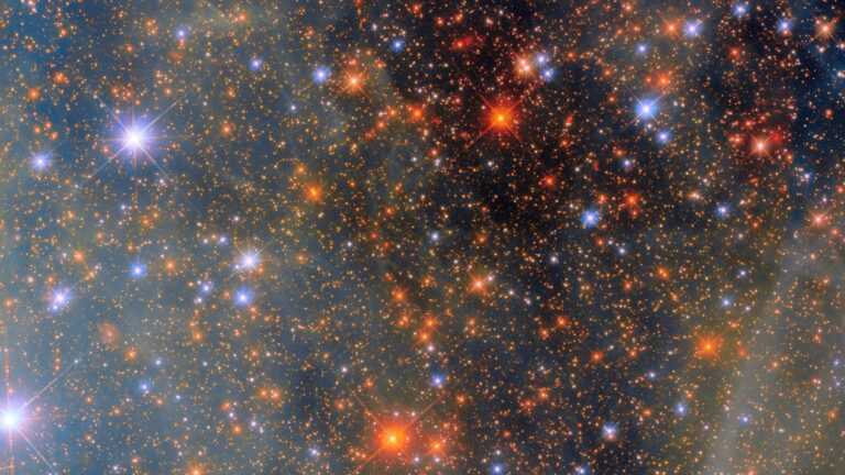 struktura drogi mlecznej, zdjęcie nieba z teleskopu Hubble'a