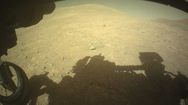 ocean na marsie, Fot. NASA/JPL-Caltech, Łazik Mars Perseverance należący do NASA