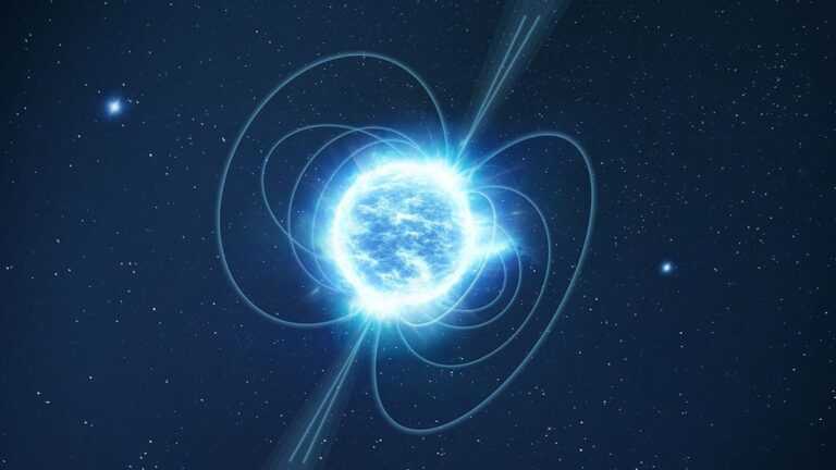 Złoto w kosmocie, Fot. ESA, wizja artystyczna magnetara