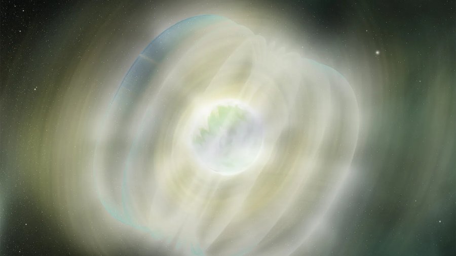Złoto w kosmosie, Fot. NASA/Swift/Sonoma State University/A. Simonnet, rozbłysk magnetara 
