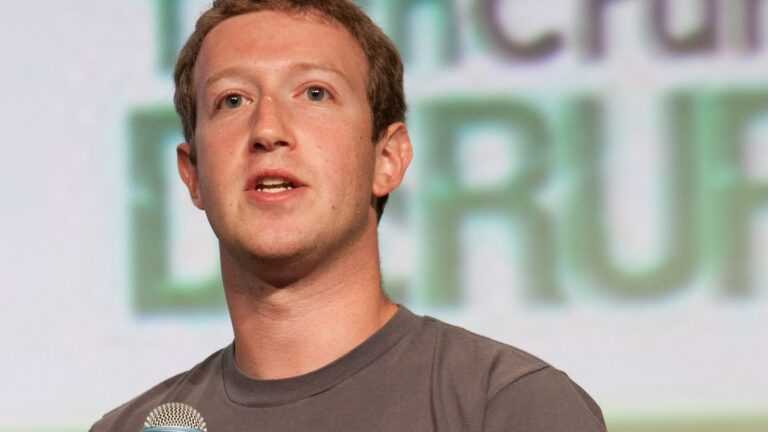 Sztuczna inteligencja od Meta: Mark Zuckerberg podczas wystąpienia na konferencji TechCrunch Disrupt. Fot. Wikipedia