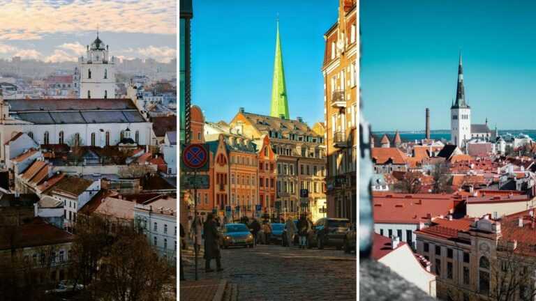 Litwa, Łotwa i Estonia: tryptyk zdjęć z Wilna, Rygi i Tallina