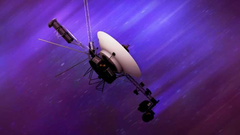 Granice Układu Słonecznego. Sonda Voyager wędruje przez kosmos.
