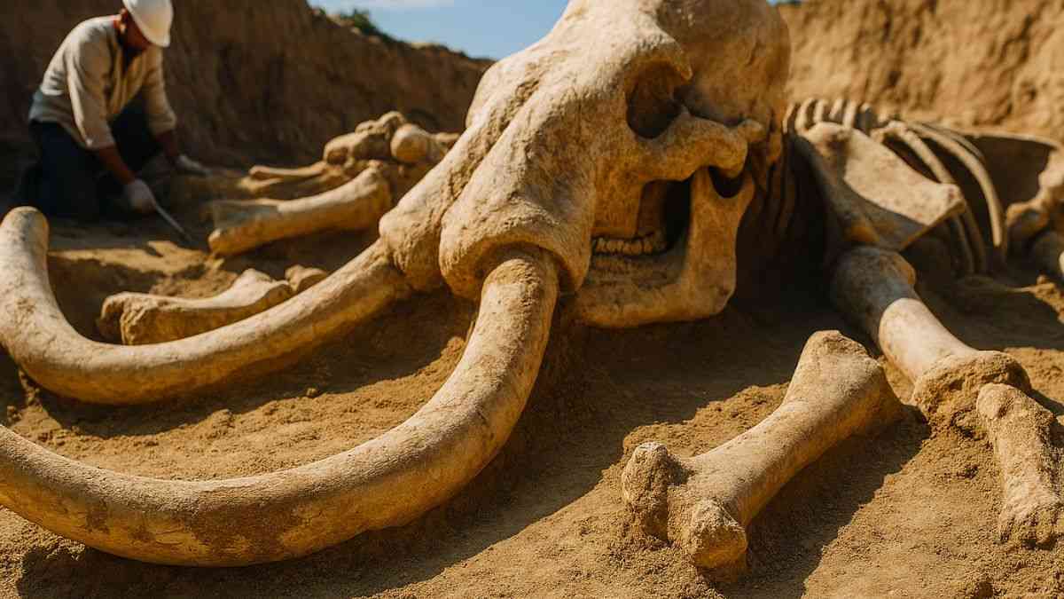 Kości mamutów w Meksyku: Niezwykłe odkrycie archeologów z Narodowego Instytutu Antropologii i Historii w Meksyku Fot. Maciej Bartusik / Copilot AI