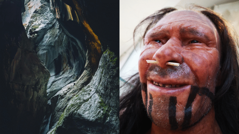Jaskinia i Neandertalczyk