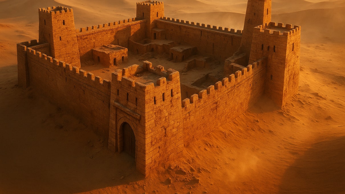 3000 lat ukryta pod piaskiem. Odkryto fortecę z Biblii