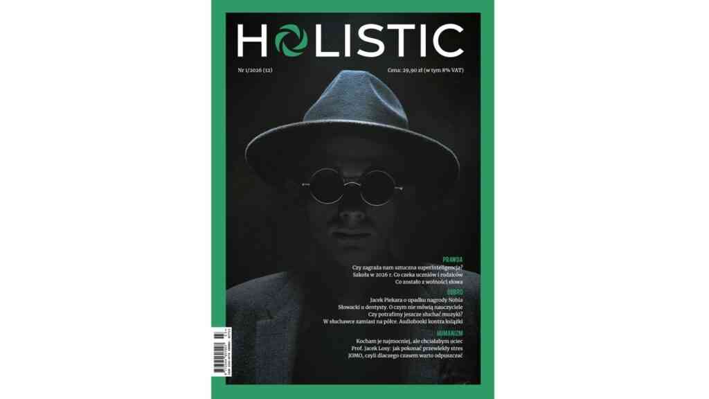 Okładka magazynu Holistic News położona na jasnym tle, nowy numer kwartalnika