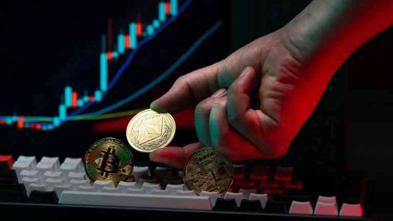 Bitcoiny na klawiaturze